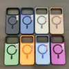 Aplicable a Funda Magnética 18Pro Max Tacto Suave Bloqueo de Color Funda para Teléfono Apple Serie 17 Acrílico En Stock