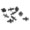 Clip Central Universal para Coche de 6 mm Clip de Fijación para Parachoques y Guardabarros Remache Universal para Guardabarros Tornillo de Expansión