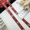 Fita colorida pequena floral tecida estilo étnico renda bordada saia Lolita decoração Hanfu acessórios DIY feitos à mão