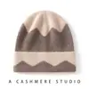 Venta al por mayor de fábrica Cachemira Transfronterizo Otoño Invierno Nuevo Engrosado Bloques de Color Acanalado Exterior Cálido Cubrecabezas Sombrero Holgado Sombrero con Protección para los Oídos