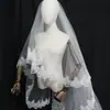 Véu de Noiva de Renda Adereços de Foto Acessório de Cabeça Retrô Estilo Super Fada Acessório de Cabeça Branco Fabricante Atacado