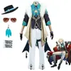 Colapso Cúpula Estelar Ferrocarril cos Traje Arena Dorada cos Colapso Arena de Hierro Dorada cosplay Secundario Juego Rol Traje