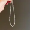 Collar de Cristal Multicolor Facetado Cadena Exquisita Graduada para la Clavícula Dulce Estilo Hada Versátil Temperamento Mismo Estilo que las Celebridades de Internet