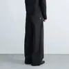 Pantalones deportivos casuales de cuadros bordados estilo americano para hombres y mujeres, versátiles para ir al trabajo, pierna recta holgada, cintura elástica, pantalones casuales cómodos