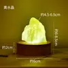Luz de Noche de Piedra Cruda de Cristal Natural Difusor de Cristal Morado Amarillo Rosa Enchufe USB Lámpara de Escritorio Lámpara de Ambiente Al por Mayor