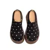Meias Pantufas Birkenstock de Lã com Solado Grosso Estilo Infantil 2026 Nova Coleção Outono Aumenta a Altura Slip-on Sapatos Femininos Sapatos Retrô