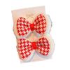 Lazo de dibujos animados de Año Nuevo para niña, peluche, dulce cuerda para el cabello, anilla para el cabello, linda bola, banda de goma para el cabello, cuerda para el cabello, accesorios para el cabello, tocado