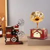 Criativo Retro Music Box Ornaments Coil Drive Casa Sala de estar Quarto Loja Decorações Fotografia Adereços