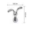 Manualidades Creativas de Conejo de Piernas Largas UV Tubo para Palillos Tapa de Taza Mango Accesorios Caja de Almacenamiento de Servilletas Adornos
