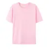 Camiseta de Algodón Peinado de 200 g con Diseño Personalizado e Impresión de Logo, Uniforme Corporativo de Manga Corta, Camisa Cultural, Uniforme de Clase, Ropa para Fiesta, Hecho a Medida
