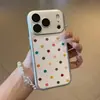 Funda de teléfono con textura de cuero punteado estilo ins, adecuada para Apple 18 Pro Max, con protección para la lente, también compatible con 17 Pro, 16, Huawei y Xiaomi 15
