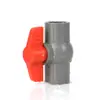 Conjunto completo de conexões para tubos de água de PVC: cotovelos cinza, Tês, conectores de quatro vias, conexões de fornecimento de água superior e inferior para aquário, juntas plásticas adesivas