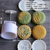 150g200g Molde para Pastel de Luna Cuadros de Flores y Pájaros Prensado a Mano Chino Molde para Hornear Pastel mooncakemould