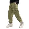 Pantalones Cargo para Niños Transfronterizos, Pantalones de Algodón Estilo Coreano para Primavera y Otoño, Pantalones Elegantes para Niños, Pantalones Casuales de Moda para Niños Mayores