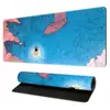 Alfombrilla de ratón con paisaje fresco y curativo, alfombrilla grande de anime para teclado de computadora de e-sports, alfombrilla gruesa grande para escritorio de oficina