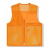 Colete de voluntário em malha de rede, roupa de trabalho em malha, personalizável com logo e texto, camiseta promocional, colete de voluntário