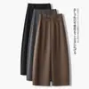 Pantalones anchos de pierna ancha para mujer de moda, nueva colección otoño 2026, pantalones rectos fluidos de corte banana