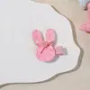 Accesorios Transfronterizos Europeos y Americanos para Cabello de Bebé Que No Dañan el Cabello, Pinzas para el Cabello de Conejo con Lazo, Pinzas para el Flequillo Lateral de Niñas, Adornos para el Cabello