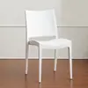 Silla de Plástico Simple Respaldo Silla Silla Adulto Silla de Comedor Silla de Ocio para Exterior Apilable Silla Engrosada Silla de Negociación