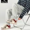 Novos Calças Casuais Esportivas de Fitness Elásticas Simples com Múltiplos Bolsos Estilo Coreano para Homens, Outono e Primavera, Tendência para Casais