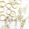 Cobre O-ring design de abertura de anel aberto para joias por atacado fácil de usar adequado para acessórios suspensos frisados