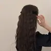 Horquilla de princesa de la fortuna con lazo de terciopelo para otoño e invierno, horquilla de princesa, flequillo, pinza lateral, accesorios para el cabello, horquilla, pinza para el cabello, pinza para el cabello