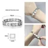 Nuevo Módulo de Letra Inicial Morada Chapada en Oro para Aspiradora Amazon Acero Inoxidable Pulsera DIY Italiana Nombre Personalizado