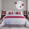 Sala de exposiciones sala modelo mobiliario a juego ropa de cama lujo suave estilo italiano Hong Kong simple ropa de cama suave juego de seis piezas Mayoreo