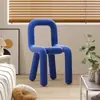 Silla Moderna Minimalista para Maquillaje en Casa con Respaldo de Forma Única, Adecuada para Dormitorio, Sala de Estar, Estudio, Vestíbulo, Recepción y Taburete para Cambiar Zapatos