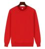 Suéter de cuello redondo forrado de polar personalizado otoño e invierno grueso uniforme de grupo uniforme de clase ropa de trabajo para pareja bordado logo impreso palabra imagen