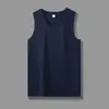 Colete Fitness Personalizado com Logo para Homens, Regata Racer de Secagem Rápida, Regata Esportiva, Camiseta Solta Sem Mangas que Valoriza o Corpo Masculino