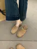 Primer Encuentro Estilo Bohemio Lino Tejido Transpirables Mules con Espalda Descubierta para Mujer 2026 Nuevos Suela Plana Para Exteriores
