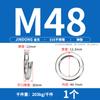 Arandela elástica de acero inoxidable 304/316 GB93, junta elástica de engrosamiento, M1M3M4M5M6M8M10M12M14