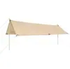 Toldo Pegamento Negro Espacio Súper Grande Impermeable Protección UV Protector Solar Hexagonal Pegamento Negro Toldo Tienda Camping al Aire Libre