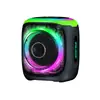 Altavoz Bluetooth Portátil Altavoces de 8 Pulgadas Tarjeta de Baile Cuadrado Portátil Audio Luces RGB Altavoz de Fiesta