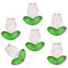 Hojas de Tulipán, Flores, Cuentas, Materiales de Cuentas Hechos a Mano para Bricolaje para Mejores Amigas Durante la Temporada de Graduación, Accesorios para Pendientes y Collares