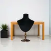Prop de Modelo de Radiografía de Tórax Collar con Alfiler Soporte de Exhibición de Joyería para Bufanda Base de Madera Maciza Maniquí de Tórax