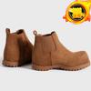 Estação Europeia 2025 Outono Nova Altura Interna Aumentando Botas Martin Retro Big Head Scrub Couro Aly Casual Botas Femininas de Cano Curto