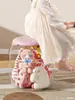 Tubo de Almacenamiento para Muñecas Barril de Almacenamiento de Tela para Muñecas de Peluche Juguete para Niños Organizador de Muñecas Artefacto de Almacenamiento Taburete de Almacenamiento Transparente