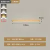 Luz de Pasillo de Espectro Completo, Luz de Techo Minimalista de Tira Larga con Textura de Madera Nórdica, Luz para Entrada Balcón, Luz LED