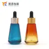Frasco gotero de 30 ml Aceite Esencial Líquido Original Frasco de Vidrio Tipo Cono Botella de Relleno para Cosméticos Material de Empaque