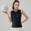 Colete de Corrida e Yoga Ultrafino, Soltinho, Respirável, Sensação de Pele, Peça de Roupa Externa sem Mangas Elástica Modeladora para Pilates e Fitness
