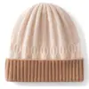 Cachemira 2026 Otoño/Invierno Nuevo Sombrero Lindo Amigable con la Piel Bloqueo de Color Jacquard Cálido Para Niños Bebé Sombrero de Punto