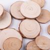 Suministros del Fabricante Virutas Redondas de Madera de Pino y Abeto Colgante de Decoración para Jardín de Niños Accesorios para Sesiones de Fotos Posavasos para Pintar DIY para Niños