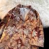 Camisa de praia havaiana fina e solta de verão com gola cubana, estilo Hong Kong, retrô, bonita, camisa floral de manga curta para homens