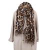 Chal de Cachemira Sintética, Gama Alta, Moderno y Elegante, Se Puede Usar como Bufanda para el Cuello, Bufanda Clásica con Estampado de Leopardo para Otoño e Invierno en Europa y América