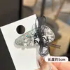 Presilha de Cabelo Exquisita e Compacta de Strass de Alta Qualidade, Acessório de Cabelo de Nicho, Novo Estilo 2026, Presilha Lateral para Franja, Acessório de Cabelo