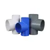 Accesorios para Tuberías de Suministro de Agua de PVC, Conector en T de Tres Vías Reductor Grande, Accesorios para Sistemas de Suministro de Agua, Blanco, Gris, Azul, 75, 90