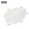 Organizador de cajones de gabinete, caja de almacenamiento para el hogar de estilo japonés, manija de refrigerador, cosméticos dibujables, caja de almacenamiento de escritorio simple
