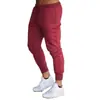 Novas Calças Esportivas de Cor Sólida para Primavera e Outono de Comércio Exterior Calças Jogger Masculinas Calças Compridas Fitness Moda Calças Casuais Slim Fit Calças de Corrida